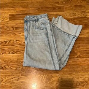 VERVET Blue Straight Leg Jeans Classic Style